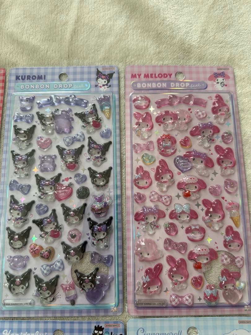 【正規品】 サンリオ ボンボンドロップシール第2弾 8枚コンプリートセット
