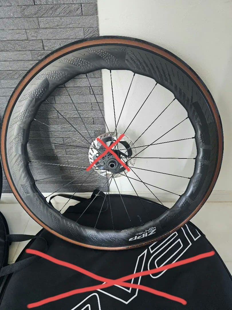 zipp 454 TL ハドラス済 cx-super交換 タイヤ付 ※ローター無