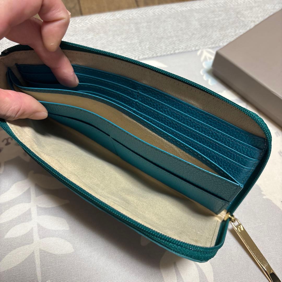 ATAO KOBE ターコイズ 長財布