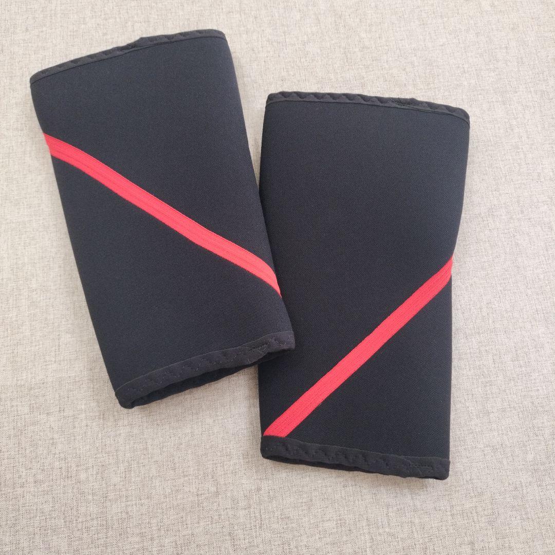 SBD ニースリーブ Mサイズ 左右足用 黒赤