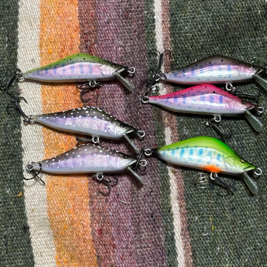 ハンドメイドミノー　セット　釣り　渓流