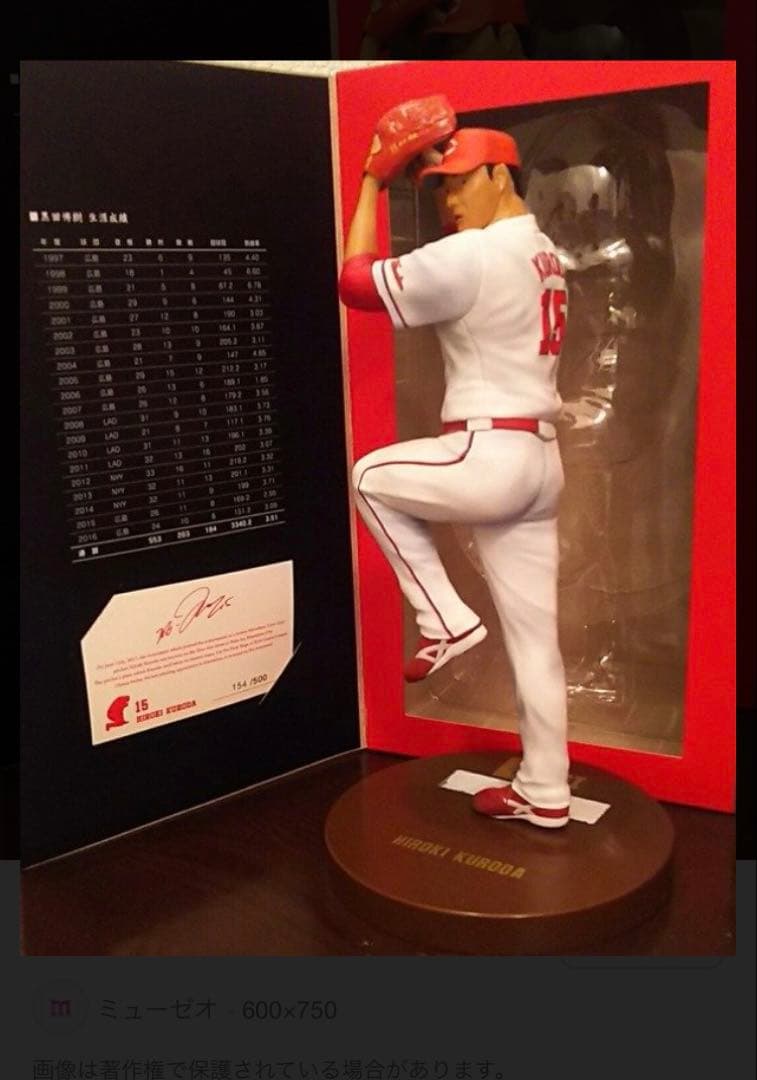 広島カープ　黒田博樹投手　ボブルヘッド&限定フィギュアセット　新品未開封