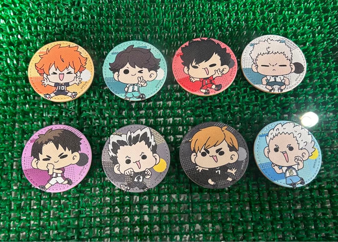 ハイキュー!!　mochocho Vol.2 トレーディング丸型レザーバッジA