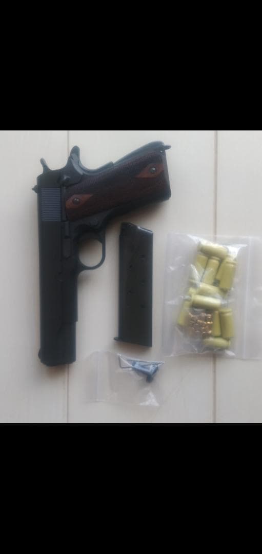 タニオコバ、GM7、インベルM1911ブラックモデル。