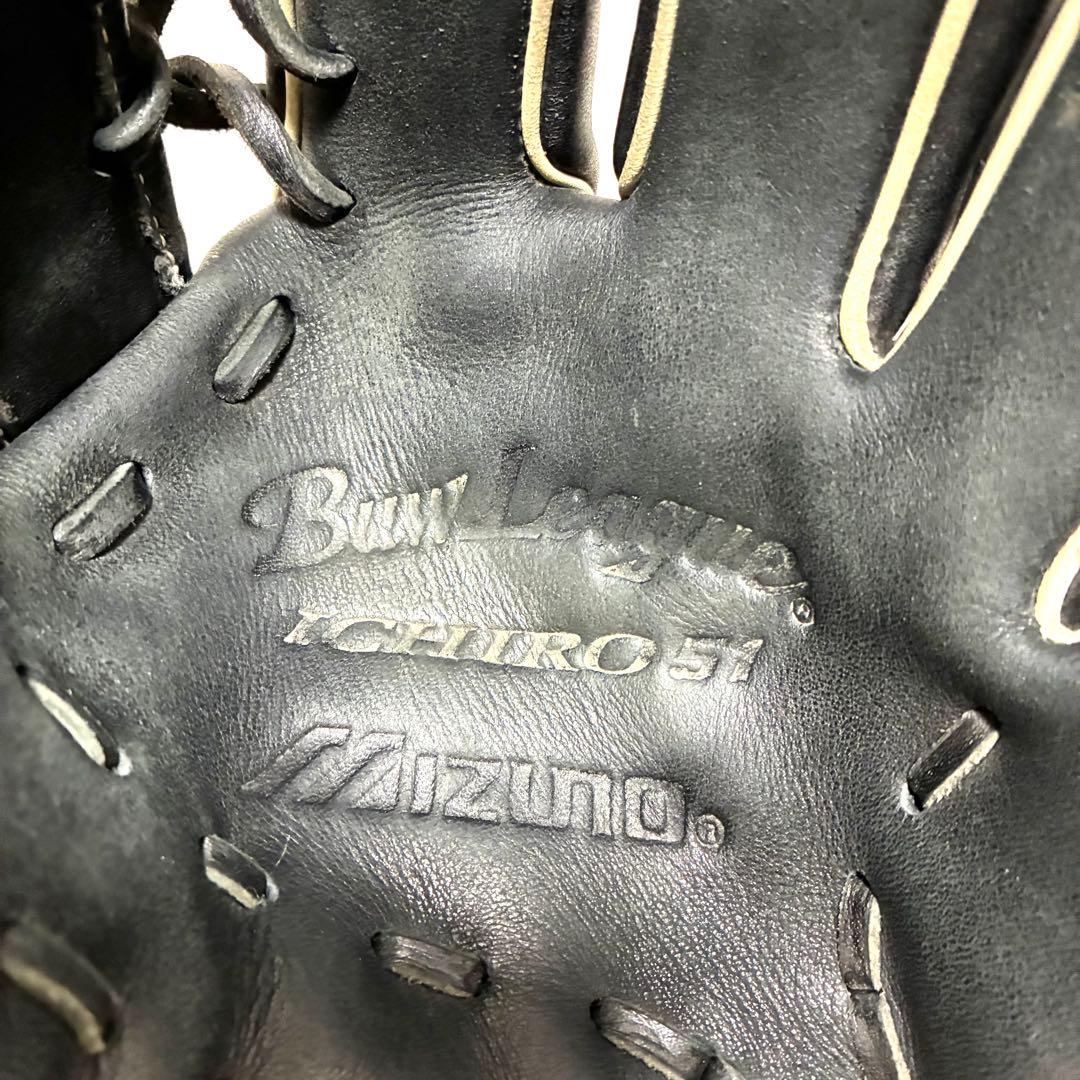【中古・美品】ミズノ イチローモデル 軟式 外野手用 グローブ