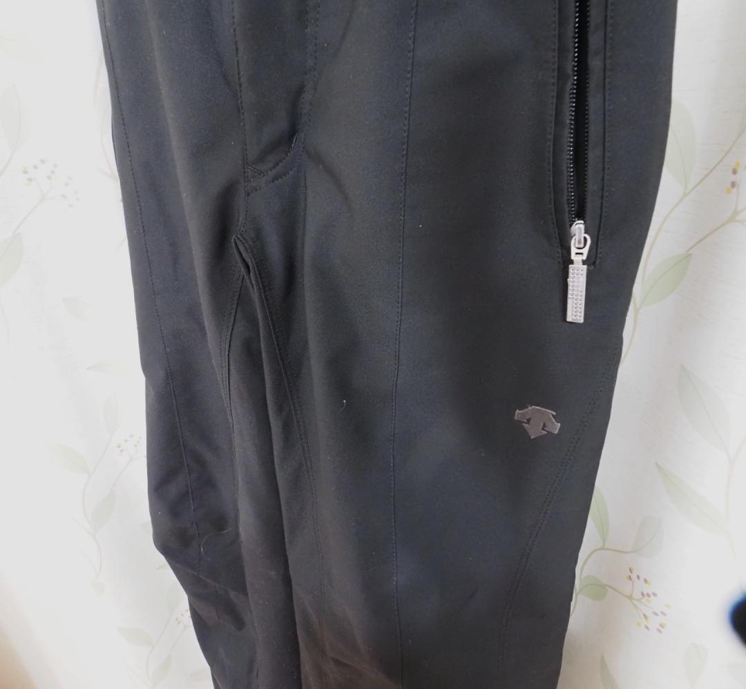 デサント　ビブパンツ　スキーウェア　中綿入り　ヒートナビ　黒　【美品】