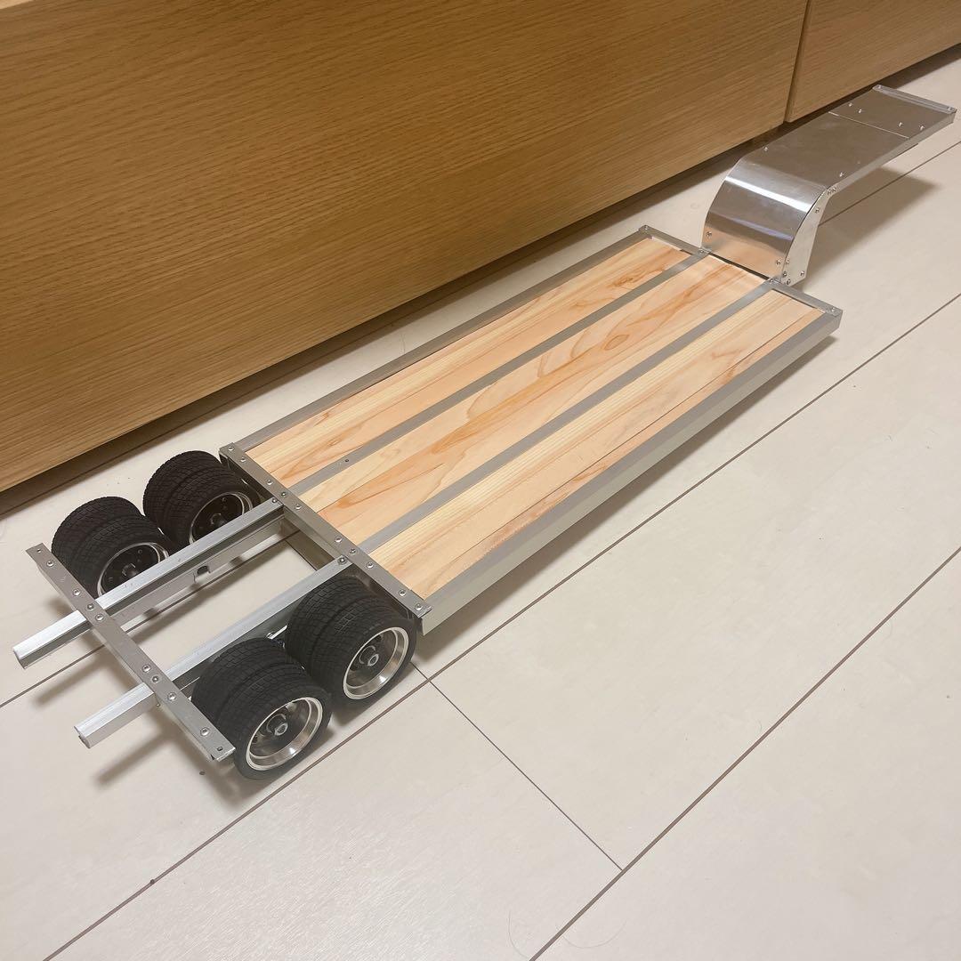 海*人様 【直接取引可】自作8輪低床トレーラータミヤ1/14