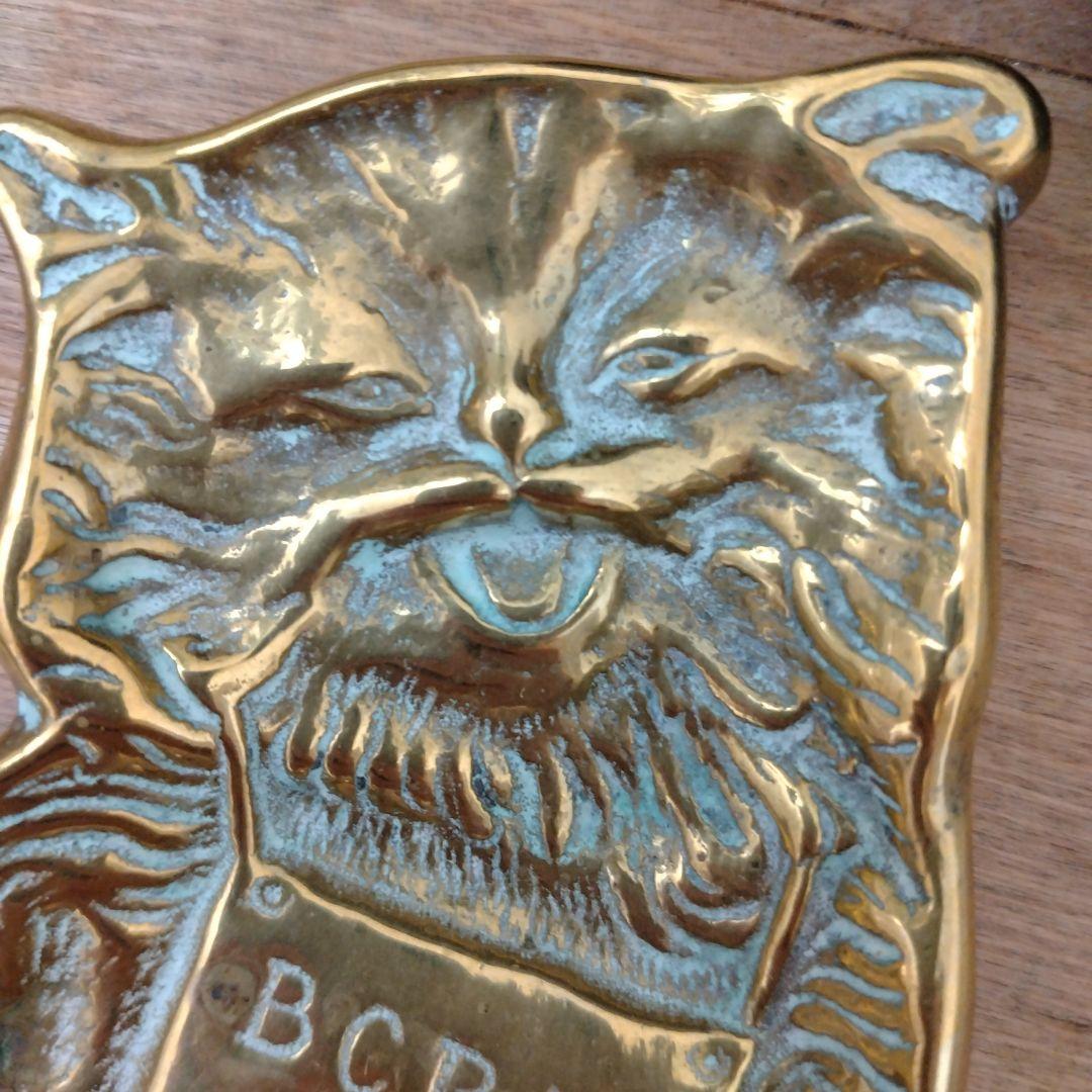 【E】猫小皿/アスティエ・ブロカント/フランスアンティーク・ネコトレイ