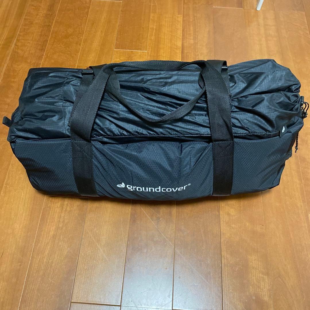 グランドカバー　ACORN HOUSE 3.45 ブラック　グランドシート付き