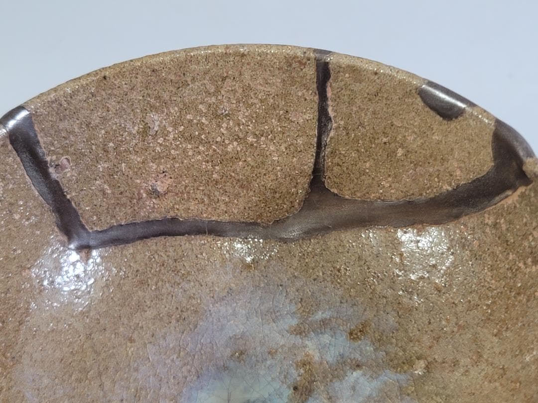 古美術 桃山 古唐津 無地茶碗 DT342