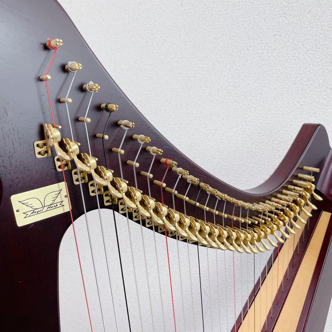 ANGEL harp 28弦 ソフトケース付 ハープ マホガニー