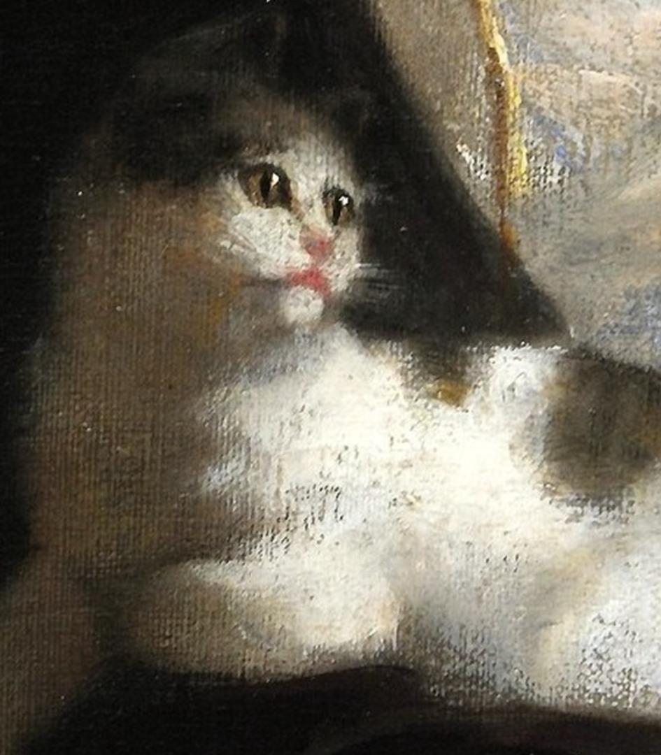 John Friedlinger (フリードリンガー）『猫を抱く貴婦人』