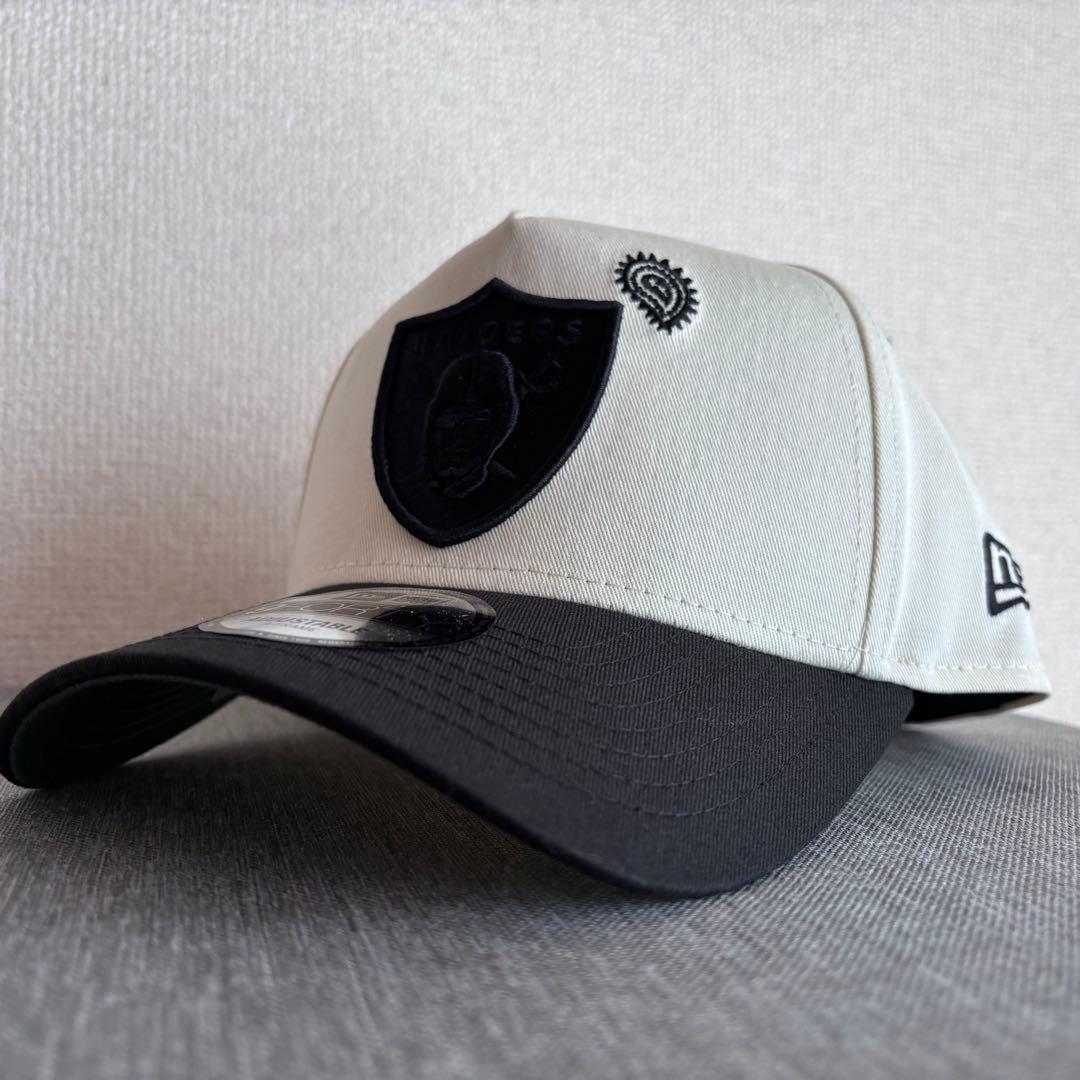 【海外限定】ニューエラ 9FORTY Aフレーム NFL レイダース ペイズリー