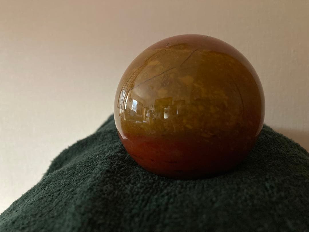 佐渡赤玉石　直径7センチ