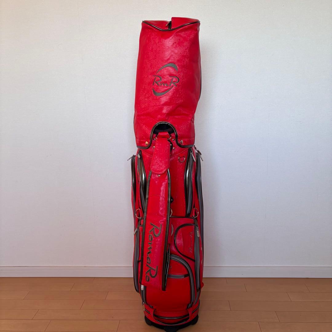 キャディバックROMAROロマロREDガンレッドPRO MODELゴルフバック