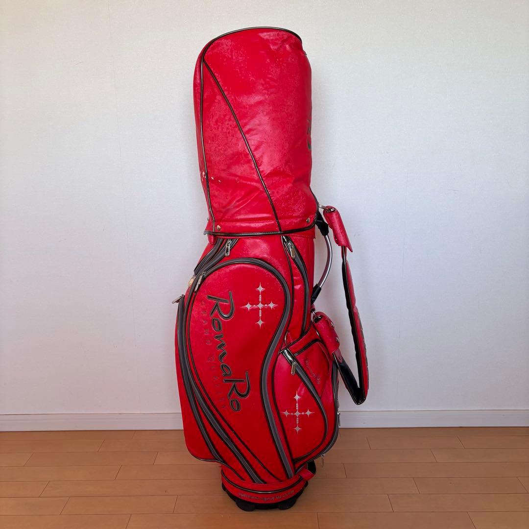 キャディバックROMAROロマロREDガンレッドPRO MODELゴルフバック