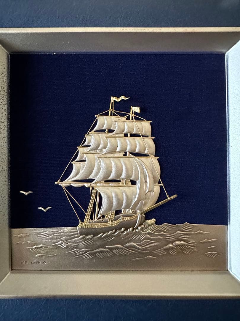 TAKEHIKO 武比古 SILVER999 純銀 Clipper Ship