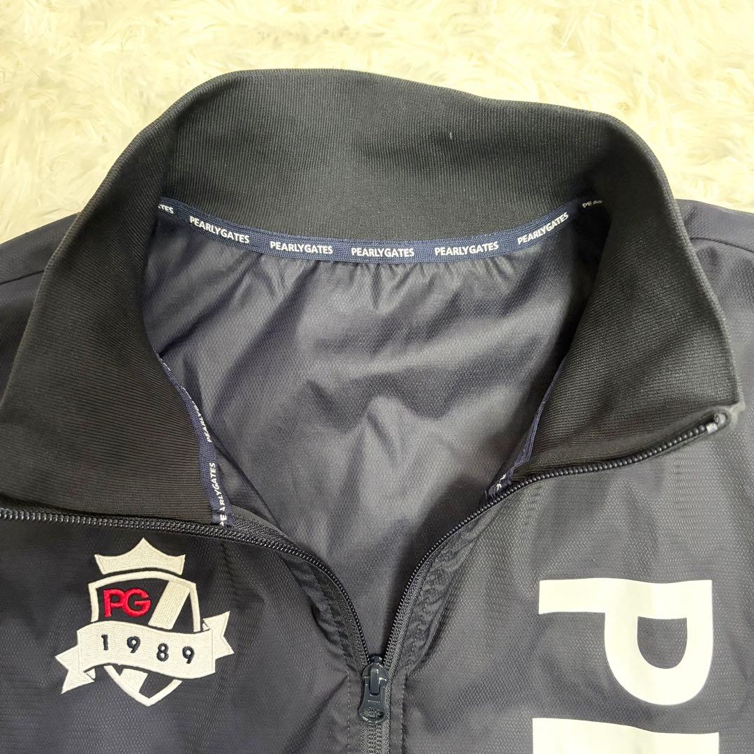 近年モデル☆ パーリーゲイツ ストレッチ フルジップ ビッグロゴ ジャケット L