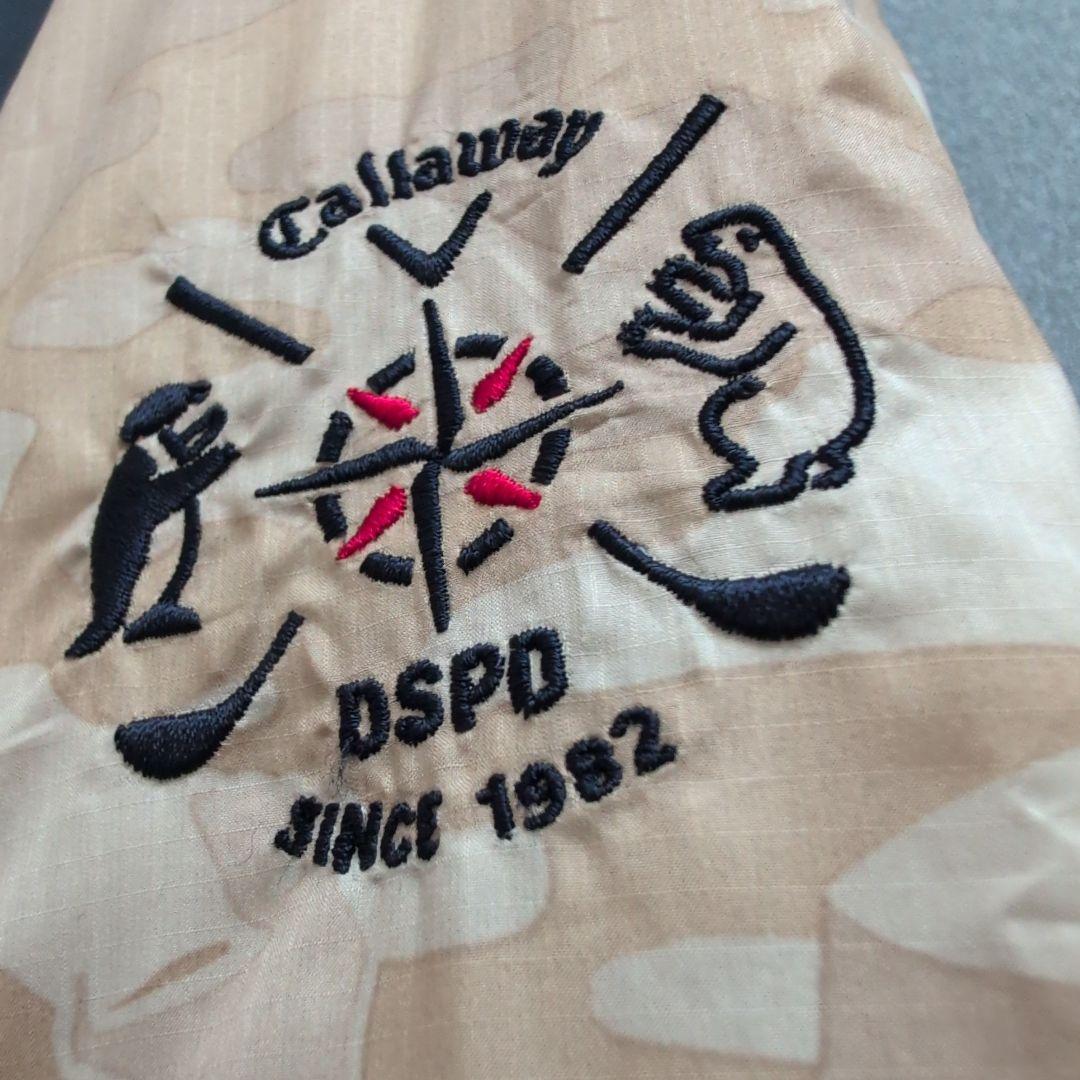 【極美品】キャロウェイゴルフ　カモフラ柄2way中綿フルジップジャケット　M