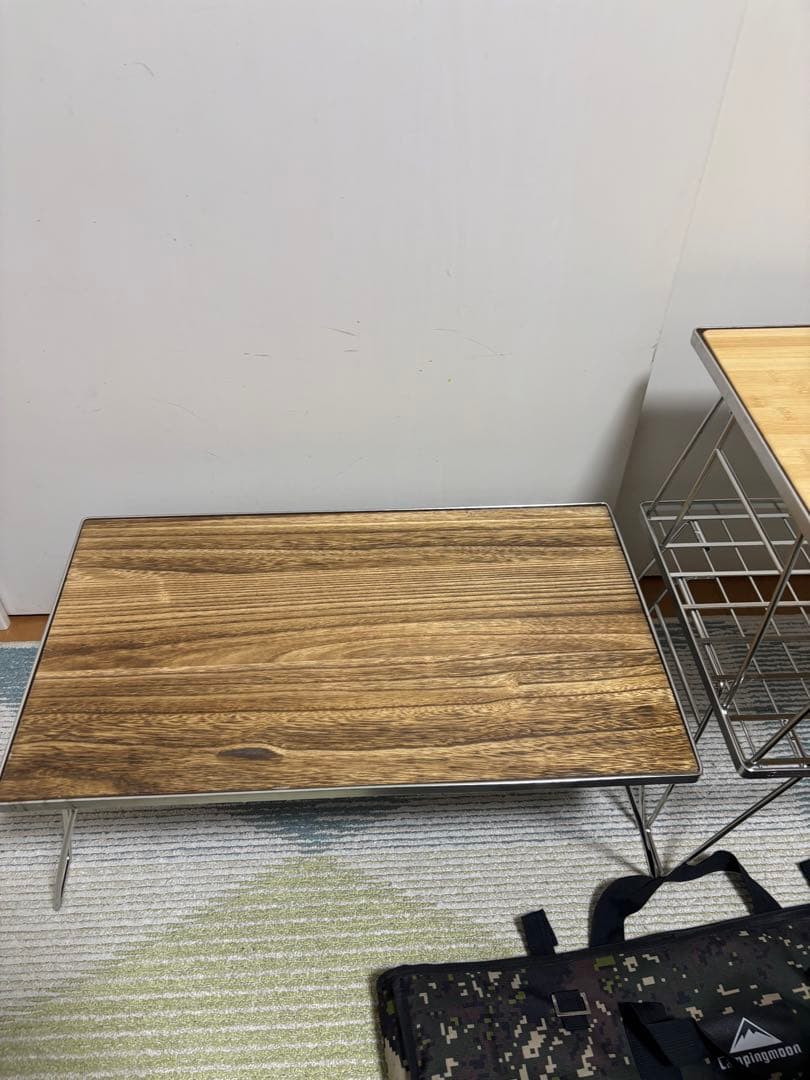 フィールドラック　ステンレス　天板　収納バッグ　キャンピングムーン　NANGO