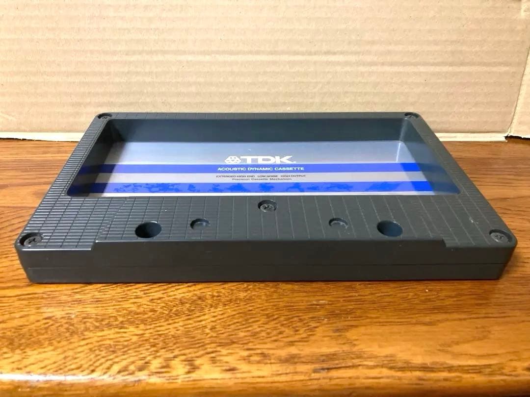 非売品 80年代 ビンテージ TDK カセットテープ トレイ フォトフレーム