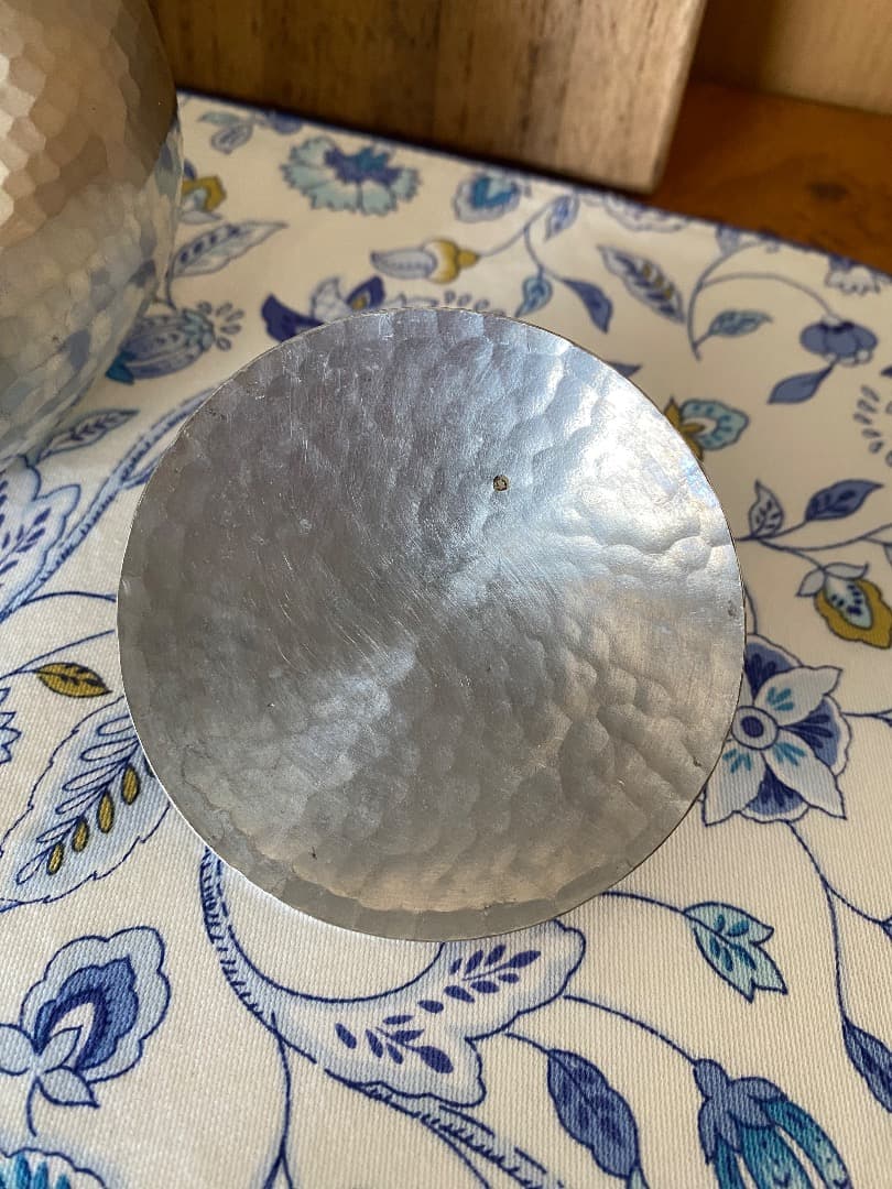 ¥45,000からお値下げ中　純錫（540g）　湯沸かし　茶道具