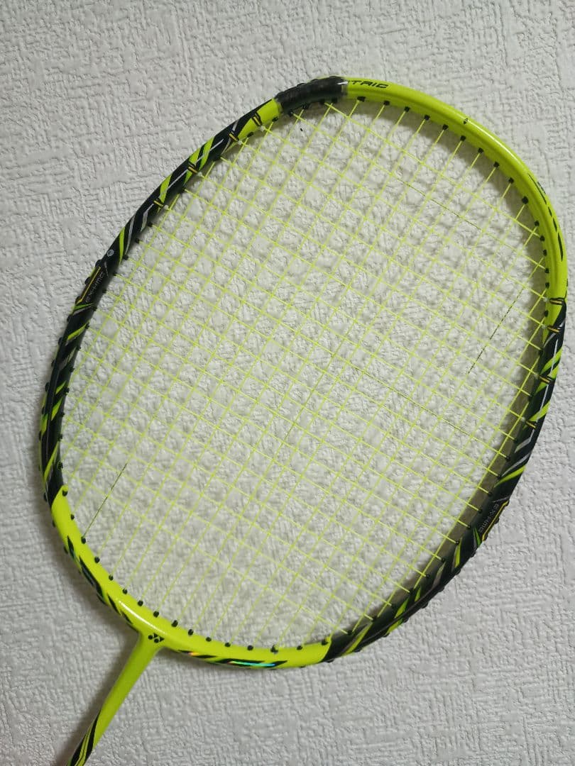 YONEX NANORAY Z-SPEED 3UG5 ガット張り立て