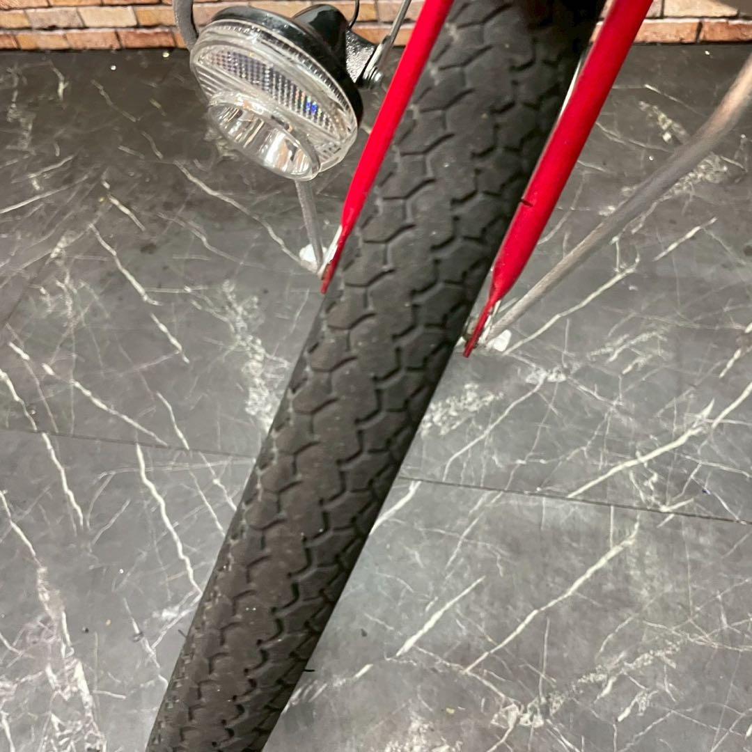 【94】子供用自転車 子供車 POGGIALI レッド 24インチ 変速付き