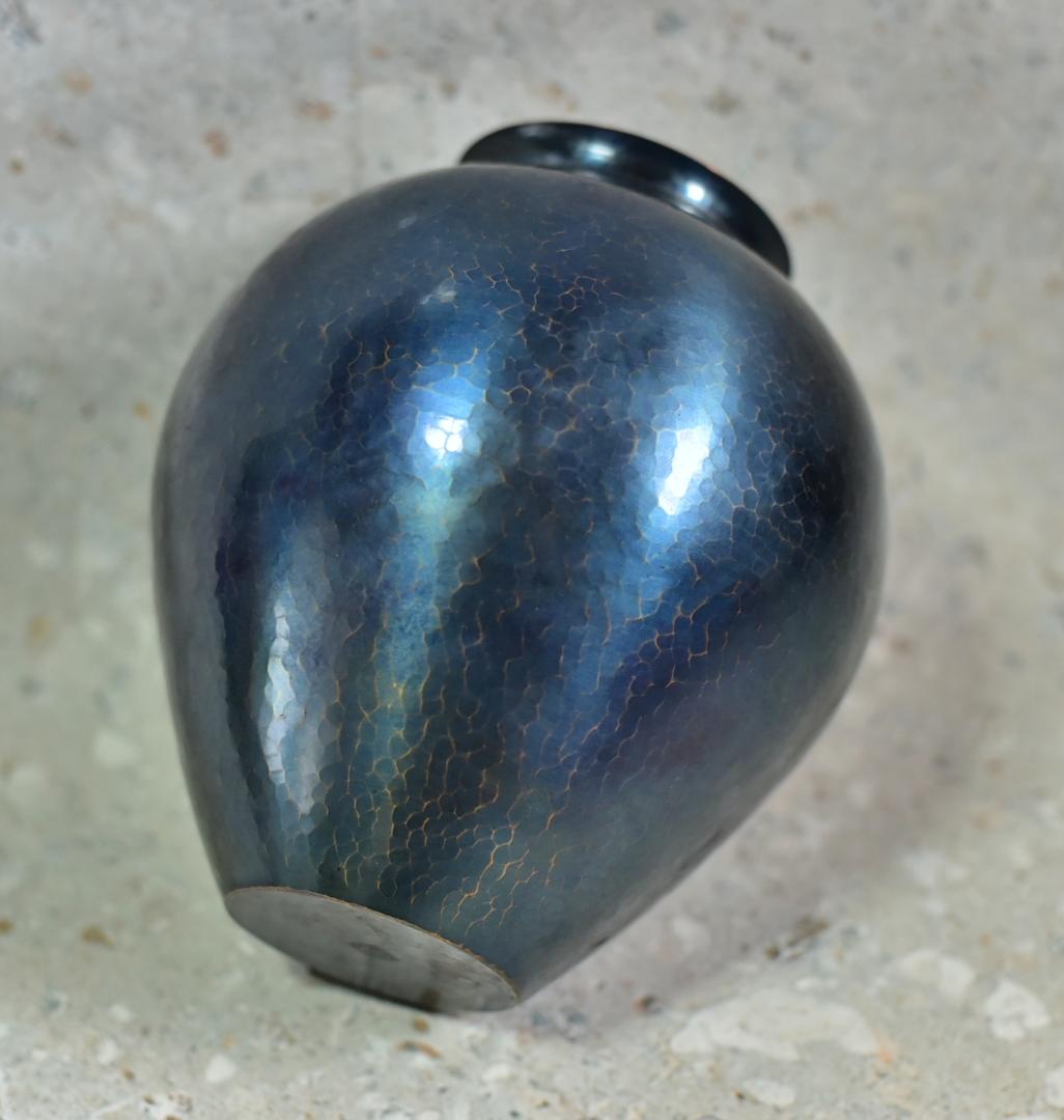 玉川堂鎚起銅器　花瓶２個【極上品】　共箱/インテリア