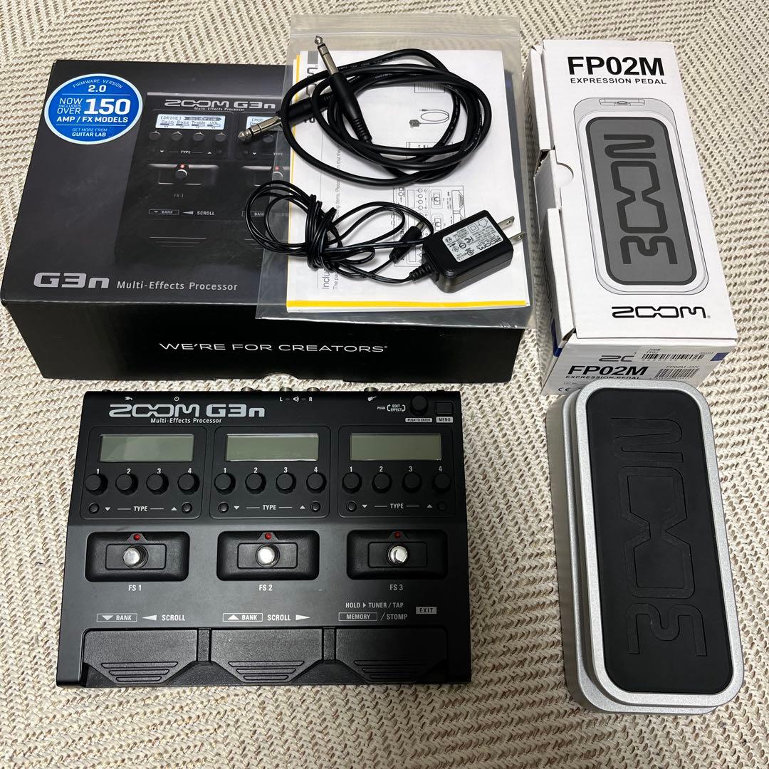 zoom G3n マルチエフェクター＋FP02M エクスプレッションペダル