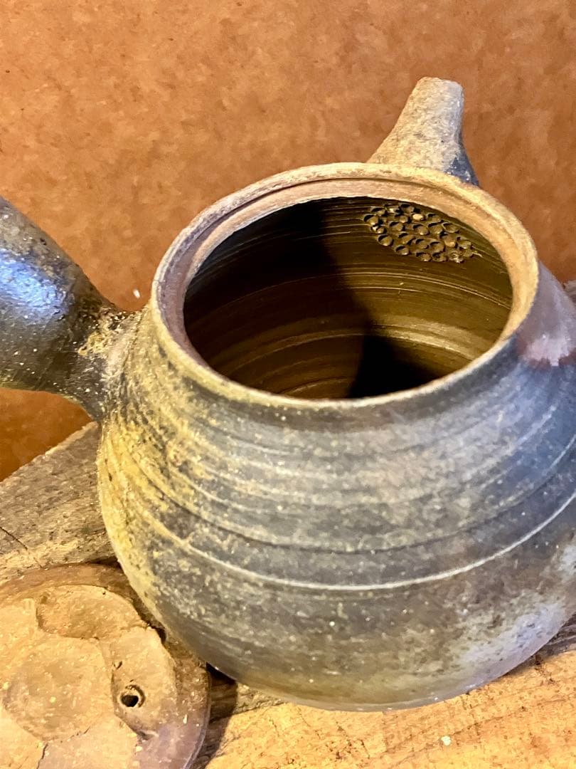 名品　備前　陶器　急須　作家一点もの