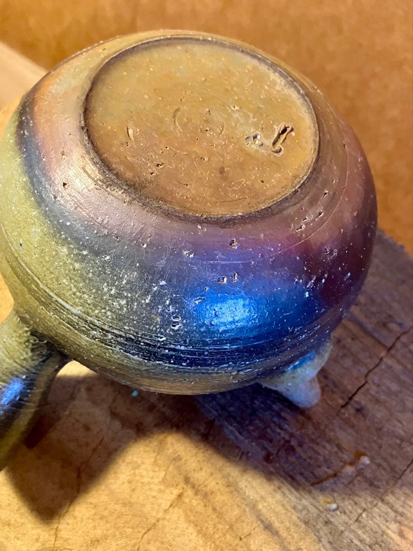 名品　備前　陶器　急須　作家一点もの