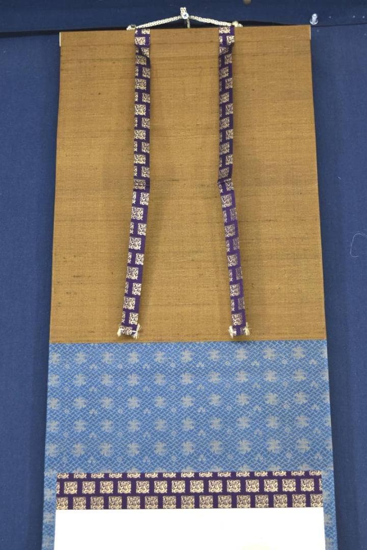 【真作】森寛斎/菖蒲鳥之図/花鳥図/クイナ図/掛軸/名家伝来/AA-386