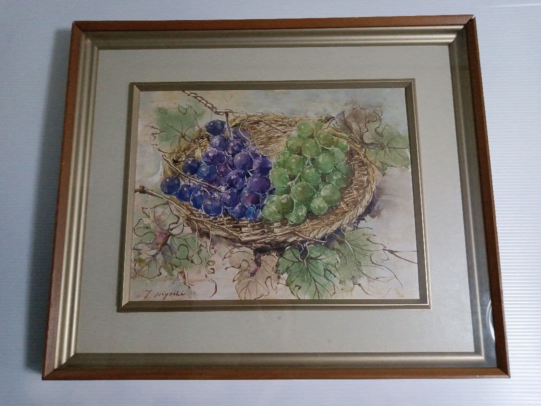 #花絵・ぶどう絵　合計2点