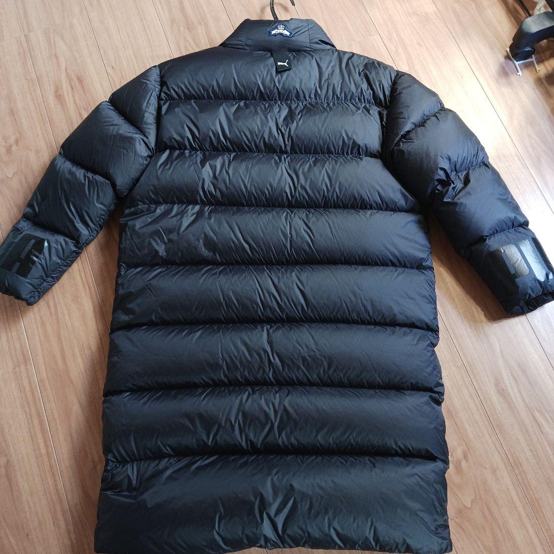 LUPO DI MARE :PUMAオリジナルコラボ/黒 ロングダウンジャケット