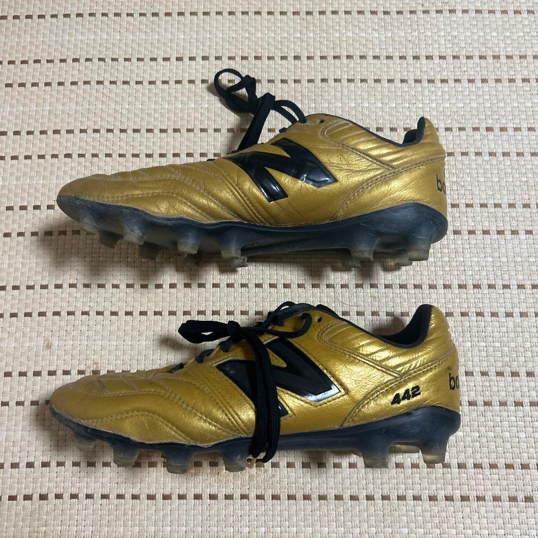 New Balance 442 サッカーシューズ ゴールド/ブラック