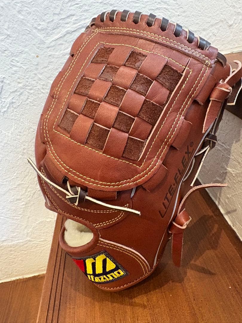 ミズノ　ワールドウィン　復刻　LITE-FLEX レザー 硬式グローブ　堀内恒夫