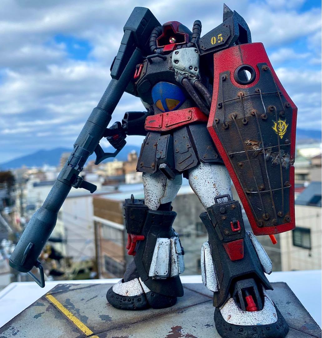 mg 1/100 MS-07C-5 グフ試作実験機　ガンプラ　完成品