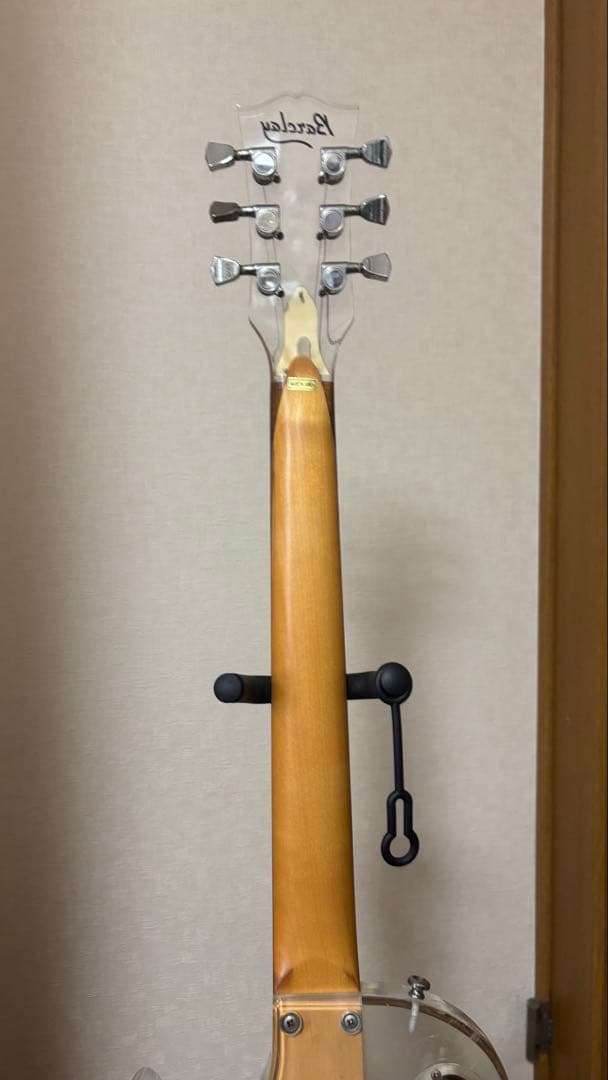 Barclay 透明アクリル エレキギター　ジャンク