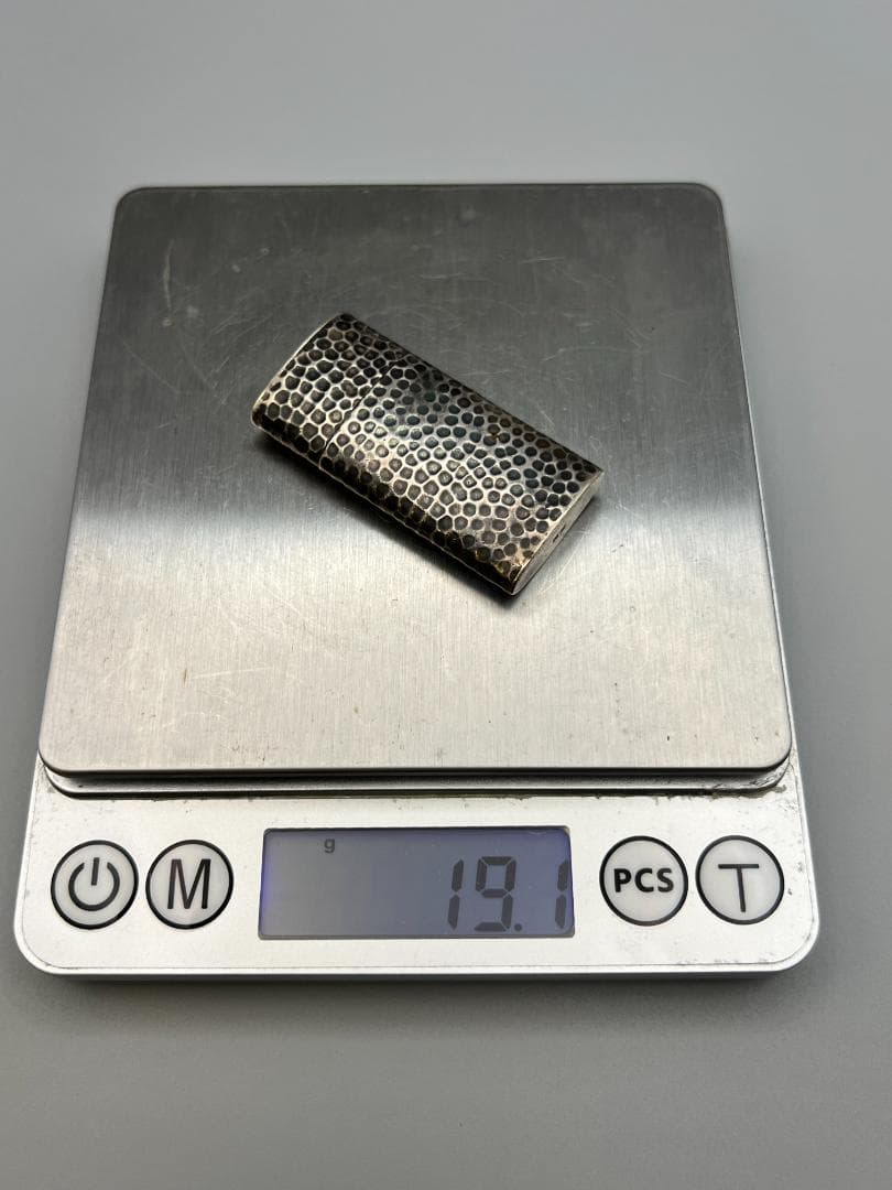 Ace　銀製　 仁丹ケース　槌目　レトロコレクション