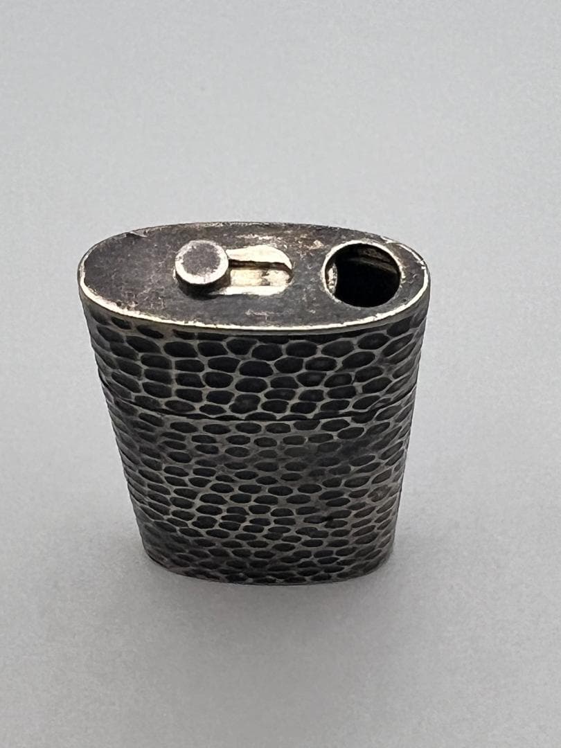 Ace　銀製　 仁丹ケース　槌目　レトロコレクション