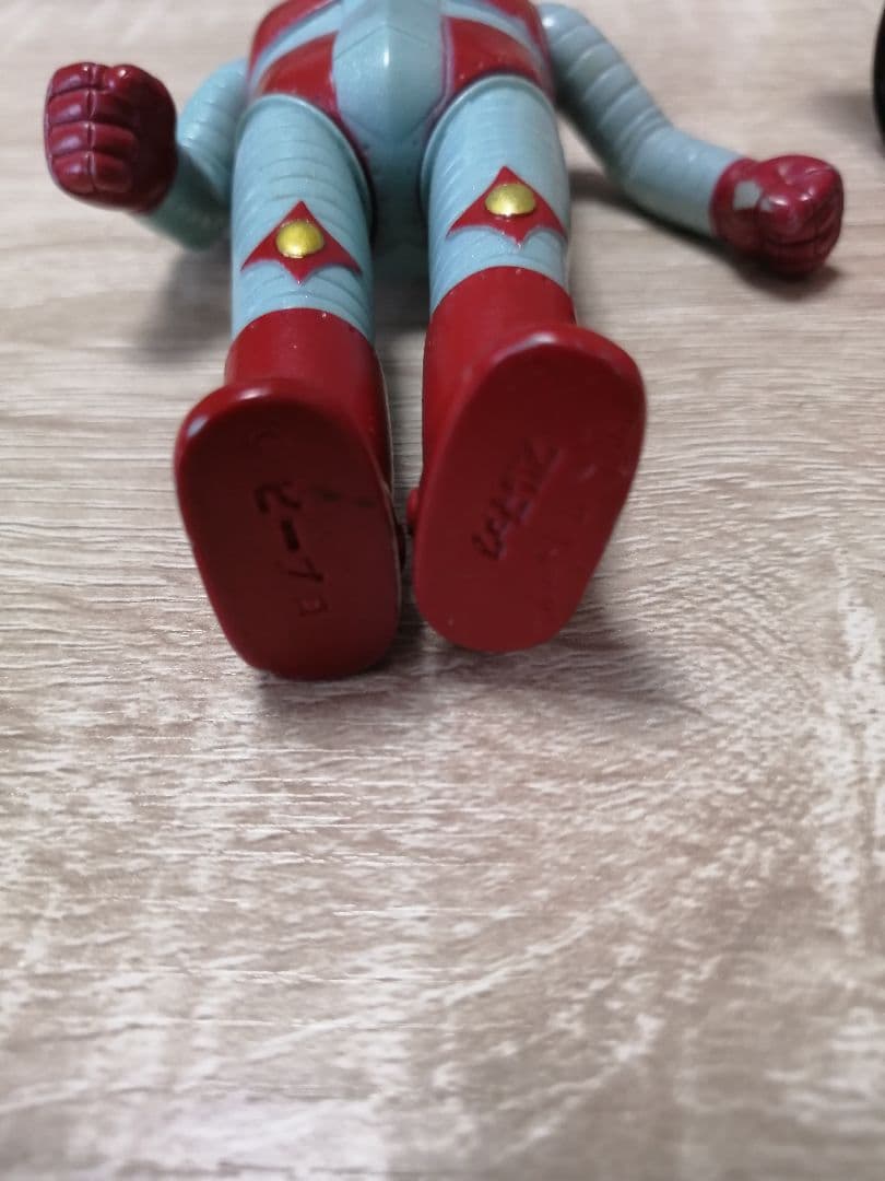 激レア！？昭和レトロソフビ、電人ザボーガーフィギュアとバイクセット当時物