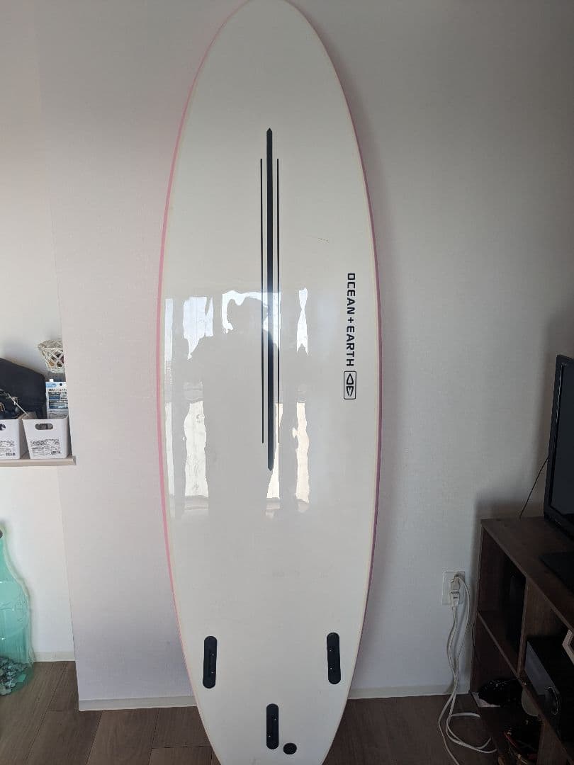 O&EEZI RIDER SOFT BOARD 7’0 フィン付き