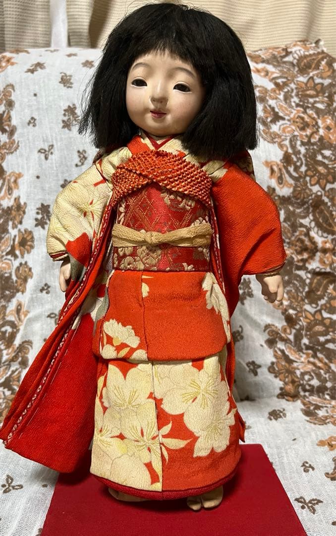 自由人形　市松人形