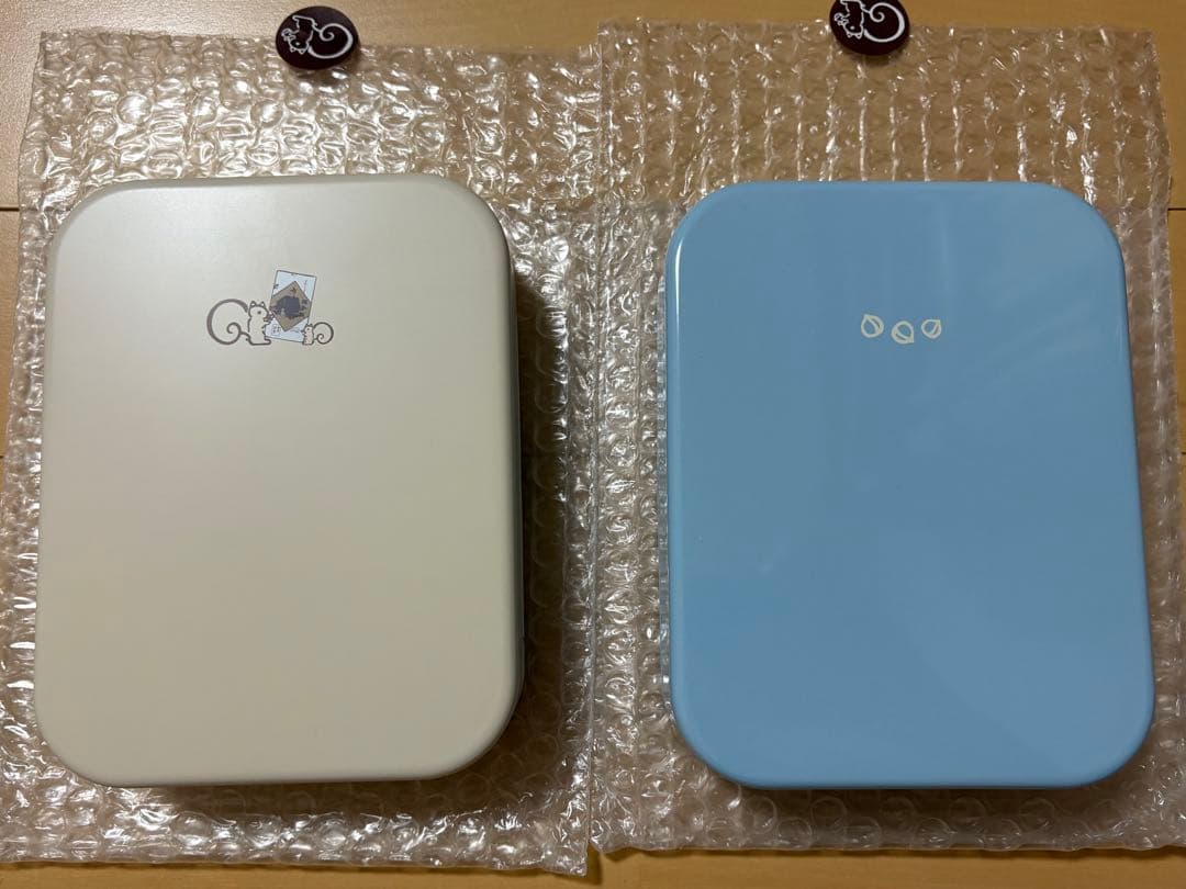 鎌倉紅谷　クルミッ子缶バレンタイン缶　ブルー　70周年缶　ミニ缶　②