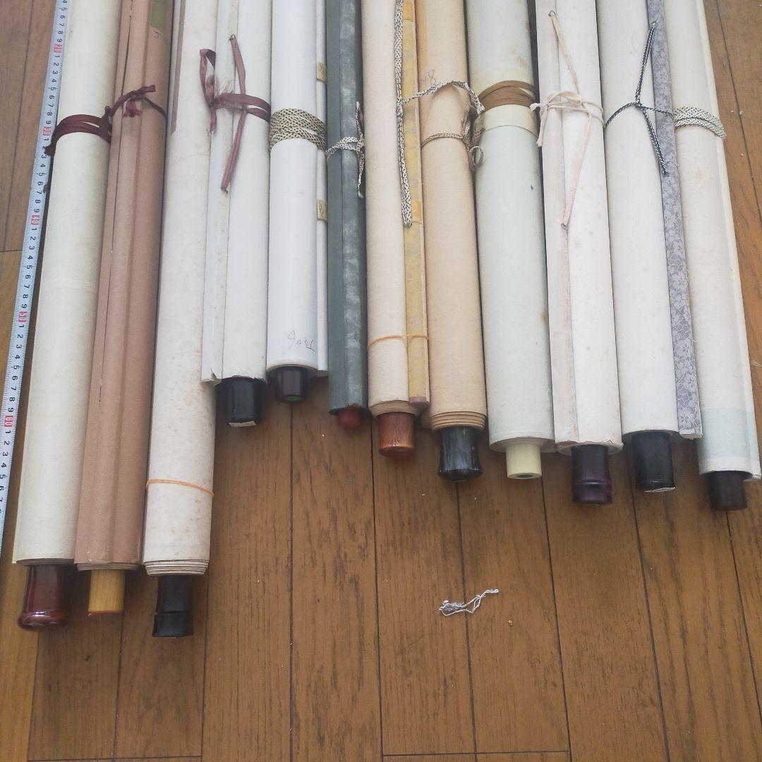 掛軸 12本セット 多様な色合い