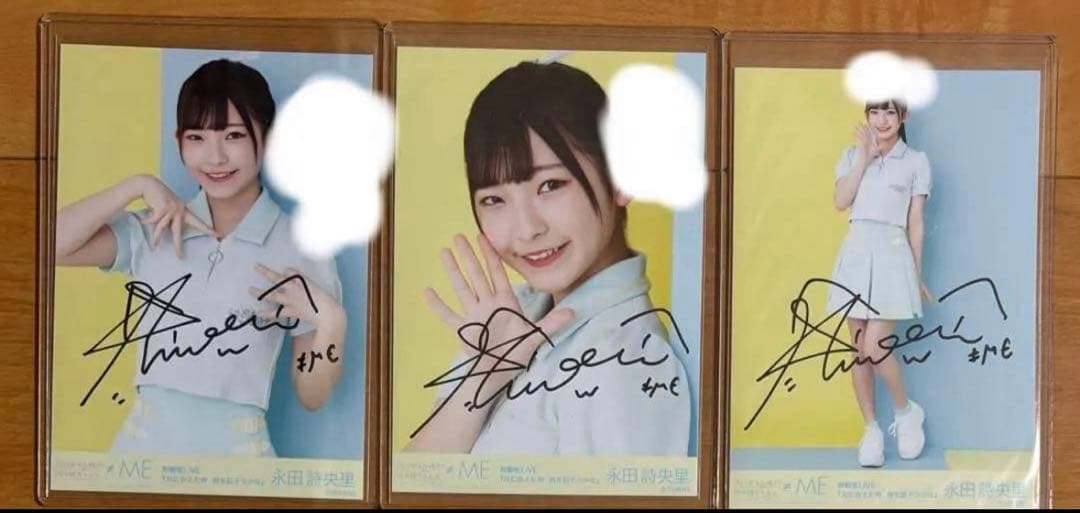≠ME　永田詩央里　1stオリジナル衣装 直筆
