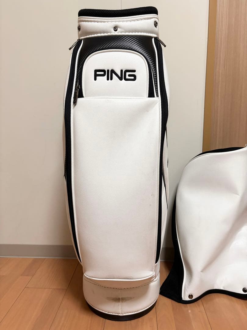 ピン PING キャディバッグ ゴルフバッグ ホワイト