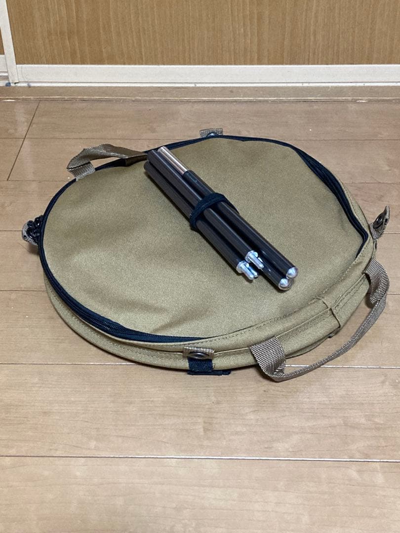 アイアン工房　サイドテーブル　焚き火テーブル　モビボックス風　ゴミ箱　キャンプ