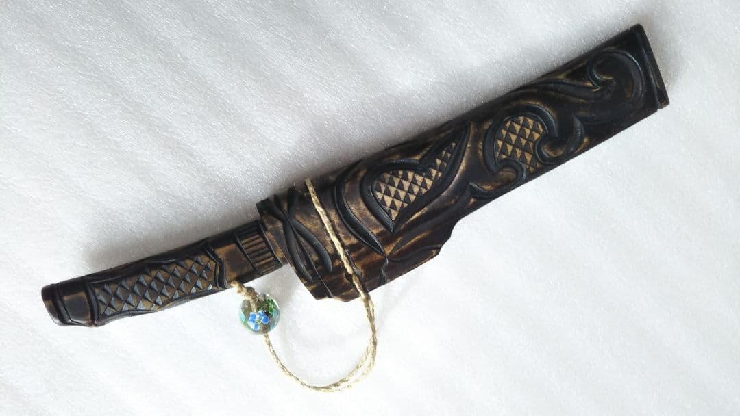 (値下げ)アイヌマキリ　観賞用民芸品